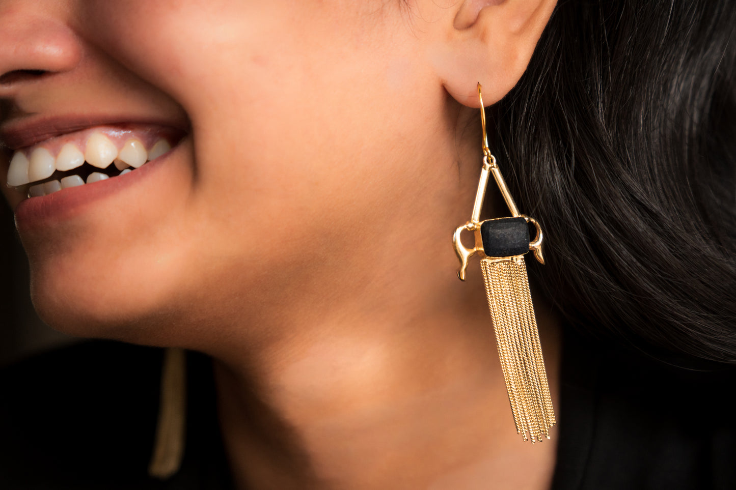 Gold Rush earring